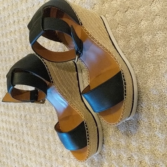 See by Chloe wedge espadrilles leather - Picture 6 of 8